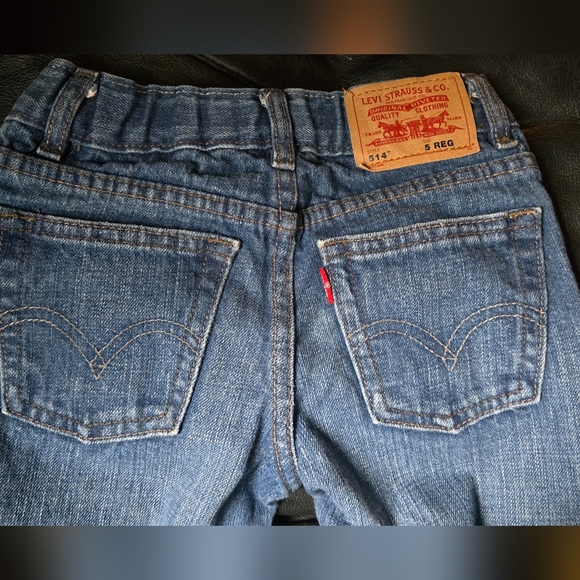 Levi's kids Blue Denim Jeans 514 sz5 - Picture 5 of 8